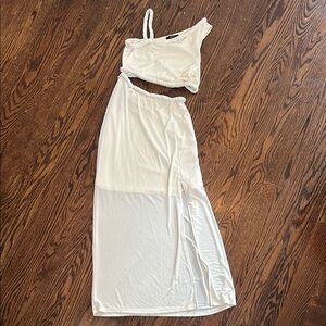 Forever 21 Cream Two-Piece Set